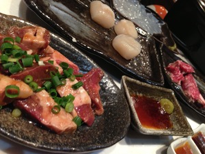 まつさか與 松阪牛 ハツコリ 海鮮盛り